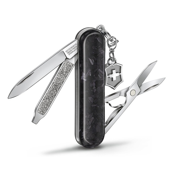 Нож-брелок Victorinox Classic Brilliant Carbon