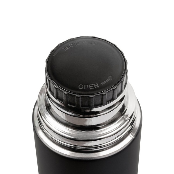 Термос Relaxika 101 чёрный, 1 л