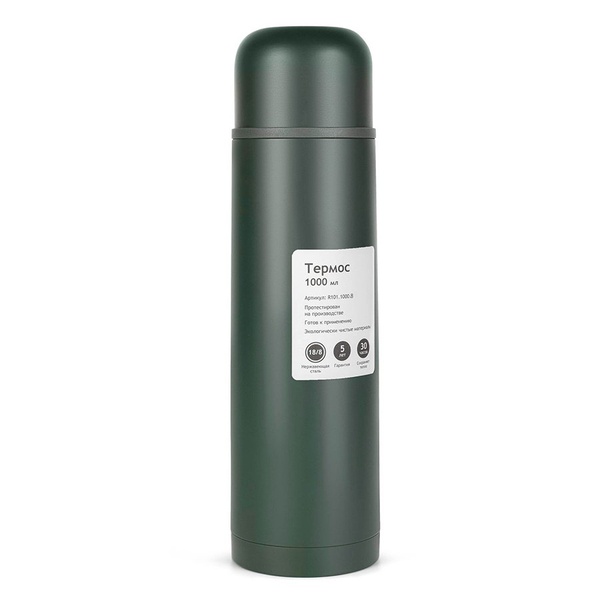 Термос Relaxika 101 хаки, 1 л