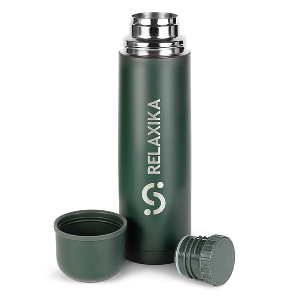 Термос Relaxika 101 хаки, 1 л