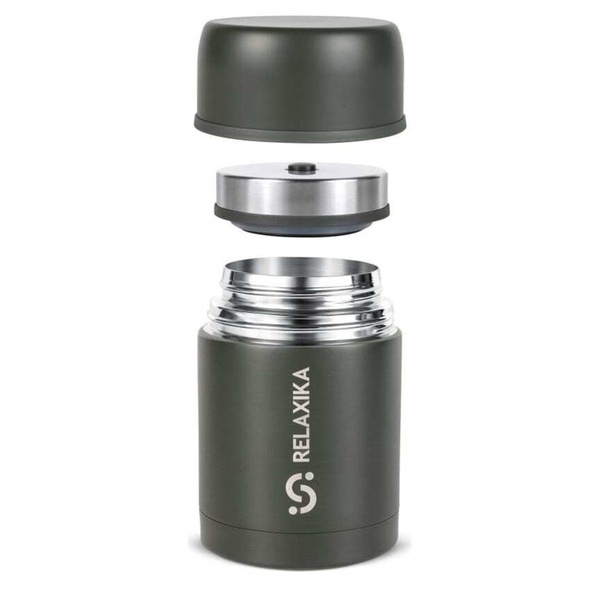 Термос для еды Relaxika 301 хаки, 0,7 л