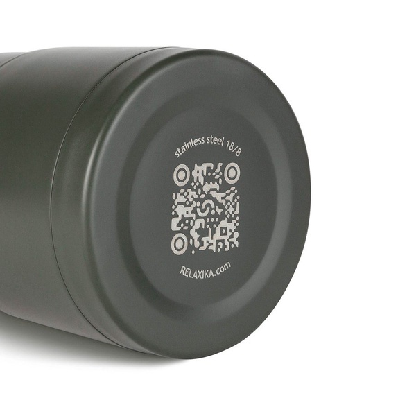 Термос для еды Relaxika 301 хаки, 1 л
