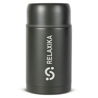 Термос для еды Relaxika 301 хаки, 1 л