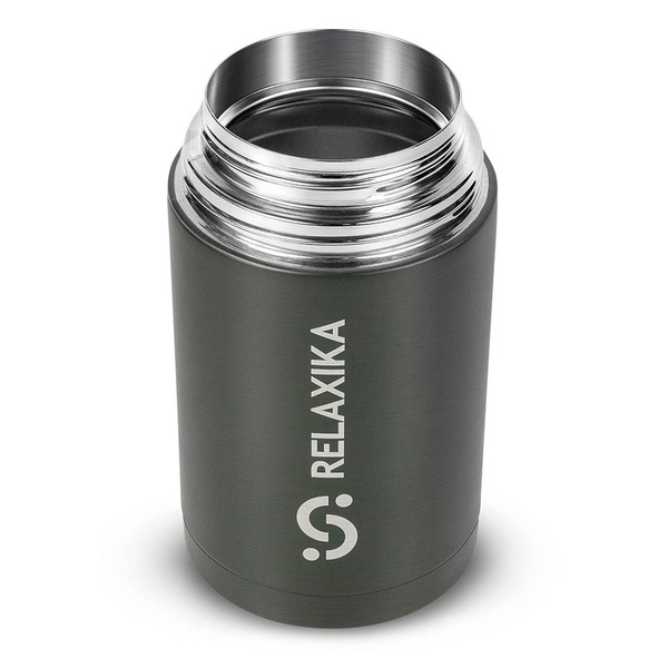 Термос для еды Relaxika 301 хаки, 1 л