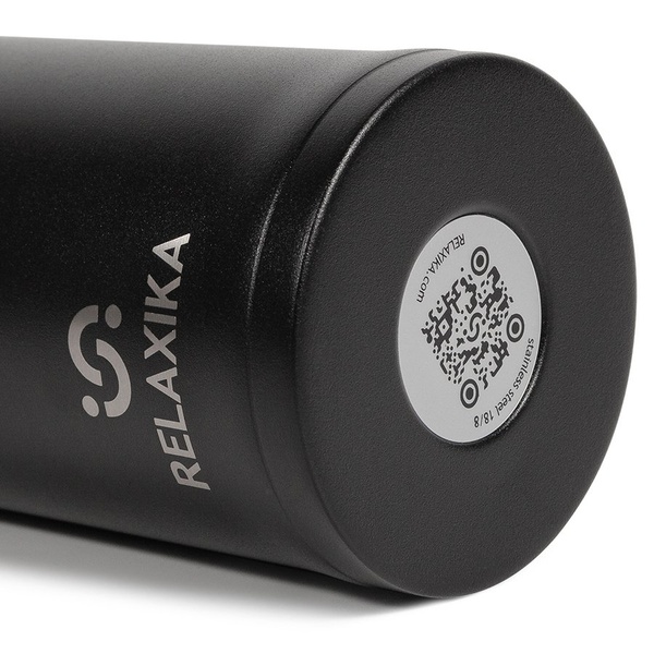 Термокружка Relaxika 701 чёрный, 0,48 л