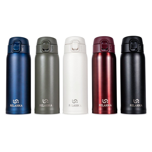 Термокружка Relaxika 701 чёрный, 0,48 л