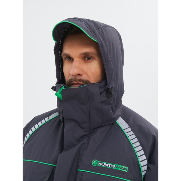 Костюм зимний Huntsman Yakutia (тк. Galaxy Breathable) Чёрный