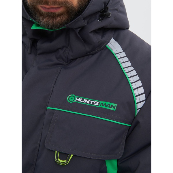 Костюм зимний Huntsman Yakutia (тк. Galaxy Breathable) Чёрный