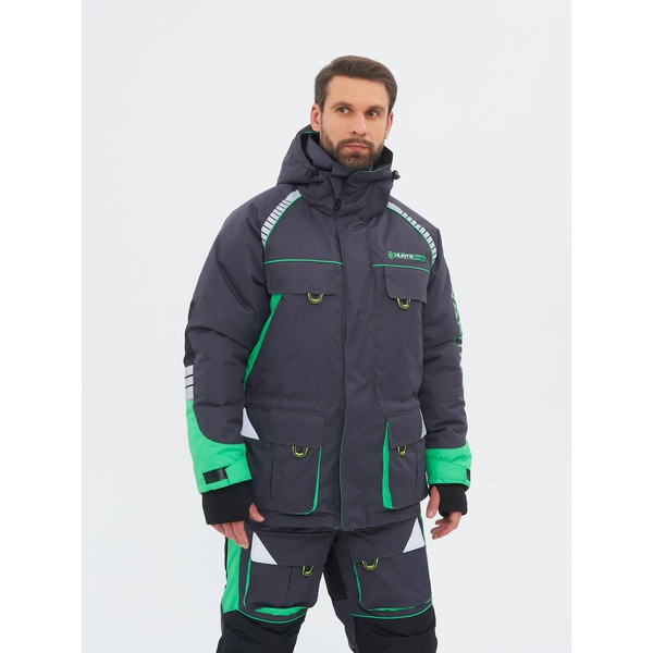 Костюм зимний Huntsman Yakutia (тк. Galaxy Breathable) Чёрный