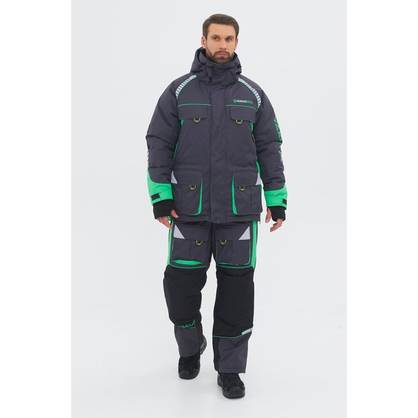 Костюм зимний Huntsman Yakutia (тк. Galaxy Breathable) Чёрный