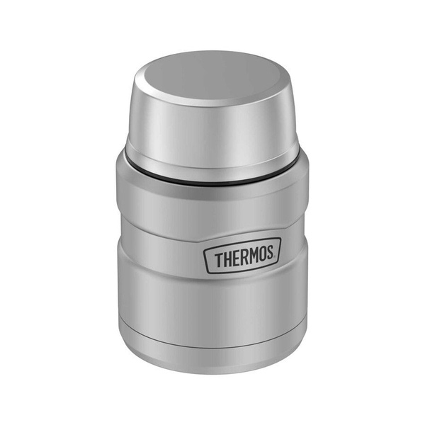 Термос для еды Thermos с ложкой SK3000 MMS стальной, 0,47 л
