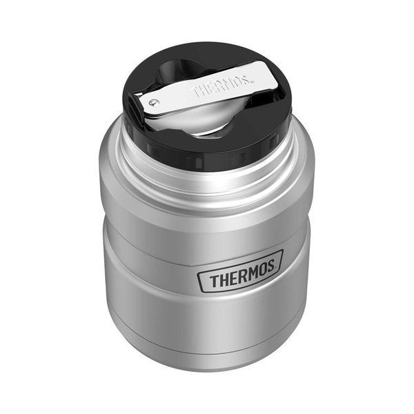 Термос для еды Thermos с ложкой SK3000 MMS стальной, 0,47 л