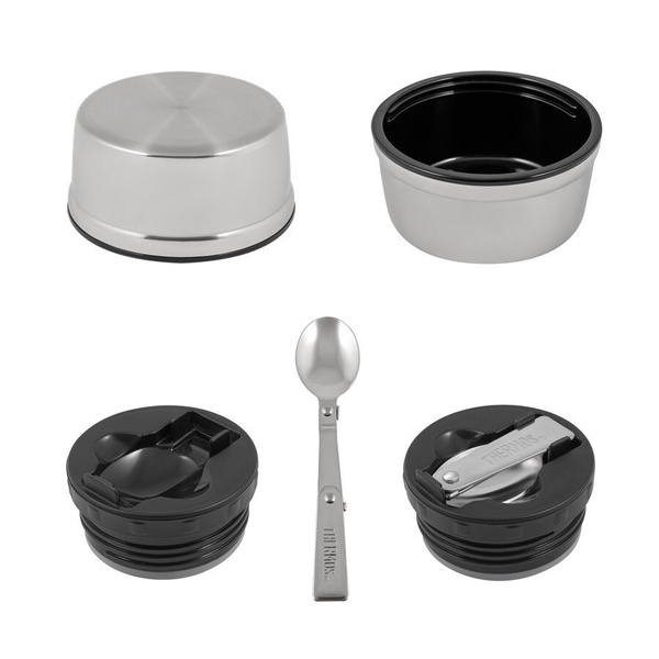 Термос для еды Thermos с ложкой SK3000 MMS стальной, 0,47 л