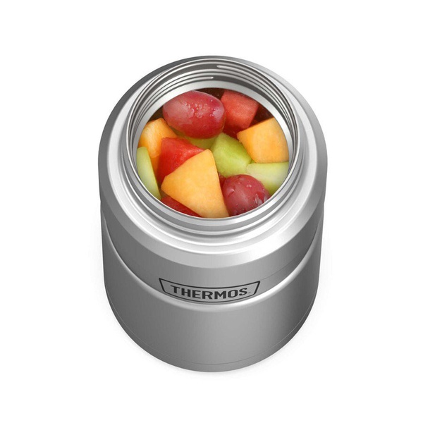 Термос для еды Thermos с ложкой SK3000 MMS стальной, 0,47 л