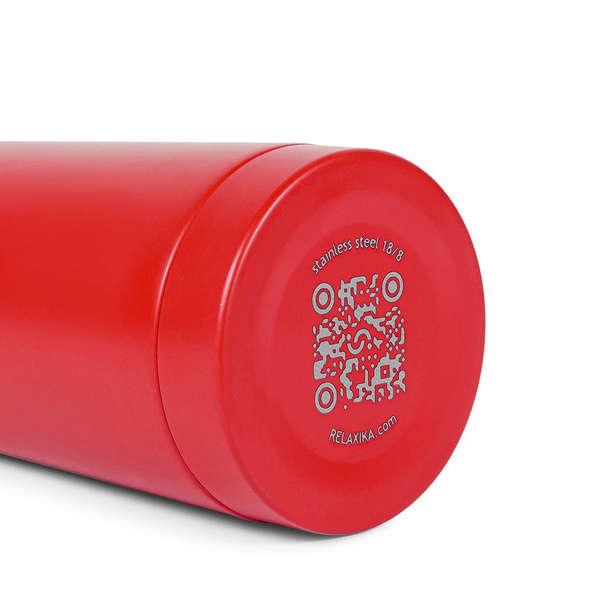 Термос Relaxika 101 красный (без логотипа), 0,5 л