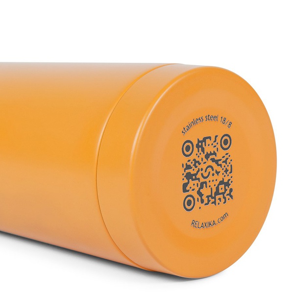 Термос Relaxika 101 жёлтый (без логотипа), 0,5 л