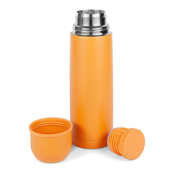 Термос Relaxika 101 жёлтый (без логотипа), 0,5 л