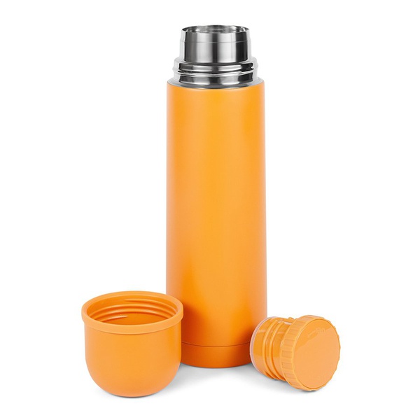 Термос Relaxika 101 жёлтый (без логотипа), 0,75 л