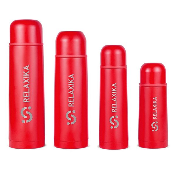 Термос Relaxika 101 красный, 0,75 л