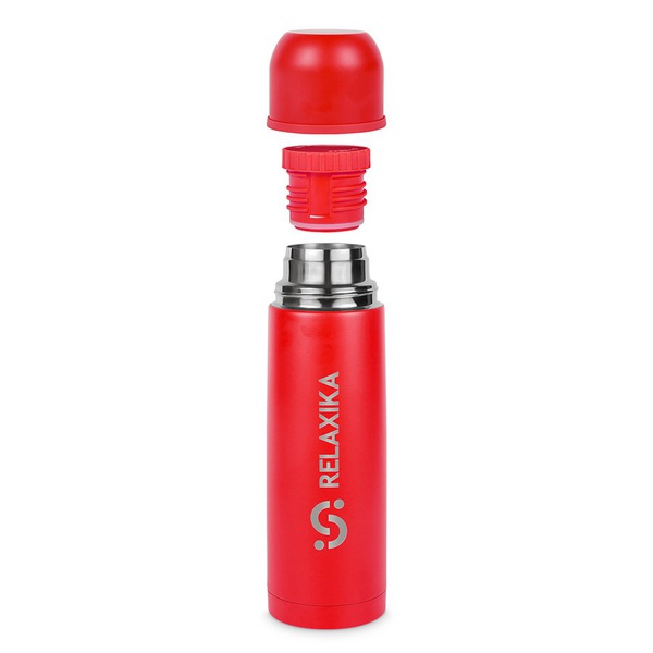 Термос Relaxika 101 красный, 0,75 л