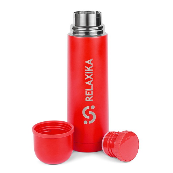 Термос Relaxika 101 красный, 0,75 л
