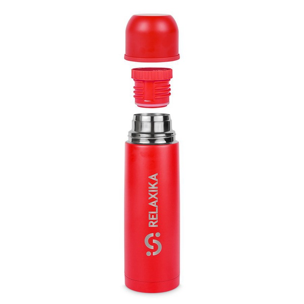 Термос Relaxika 101 красный, 1 л