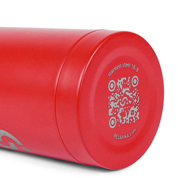 Термос Relaxika 101 красный, 1 л