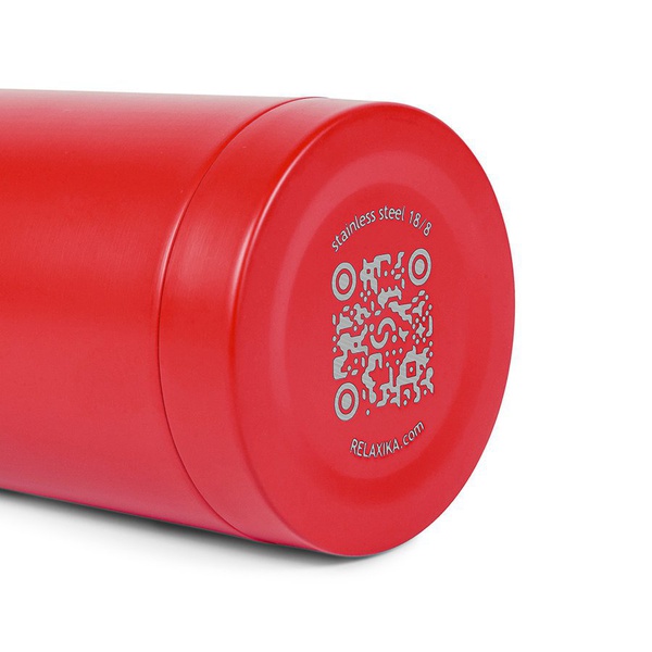Термос Relaxika 101 красный (без логотипа), 1 л