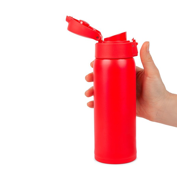 Термокружка Relaxika 701 красный (без логотипа), 0,48 л