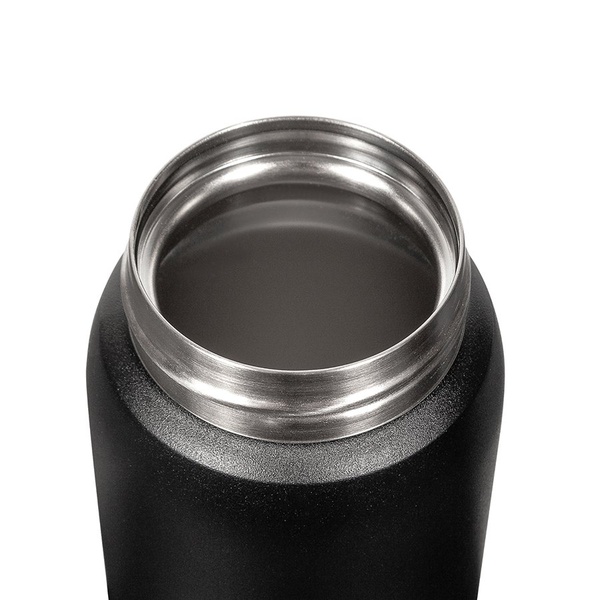 Термокружка Relaxika 701 чёрный (без логотипа), 0,48 л