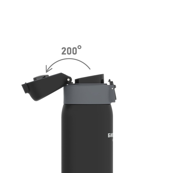 Термокружка Biostal Crosstown NMR-480B чёрный, 0,48 л