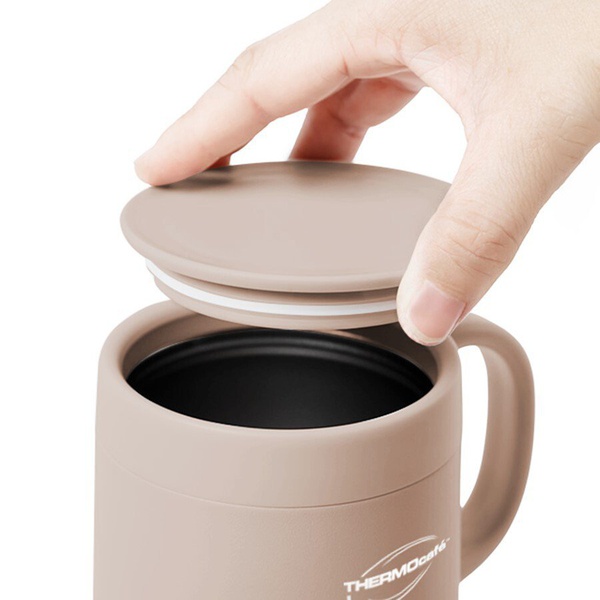 Термокружка ThermoCafe by Thermos TCCM-460SY LT песочный, 0,46 л