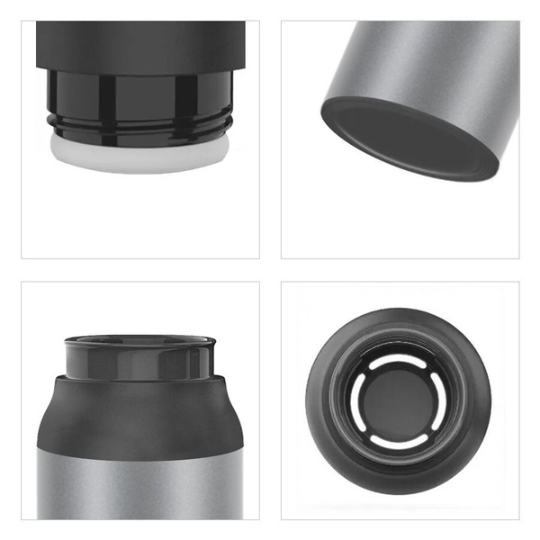 Термокружка ThermoCafe by Thermos TCSB-800SY GY стальной, 0,8 л