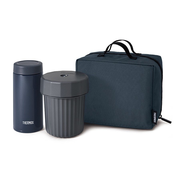 Ланч-набор Thermos JEC-1000 BE тёмно-синий, 0,85 л