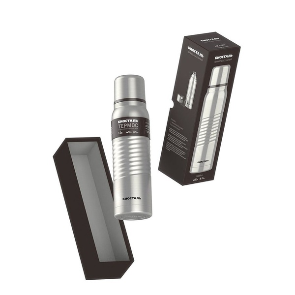 Термос Biostal Экстрим BST-1200M матовый, 1,2 л