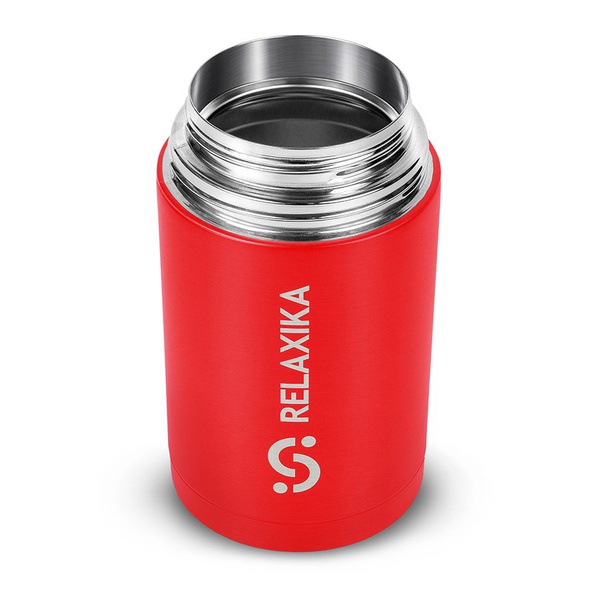 Термос для еды Relaxika 301 красный, 1 л