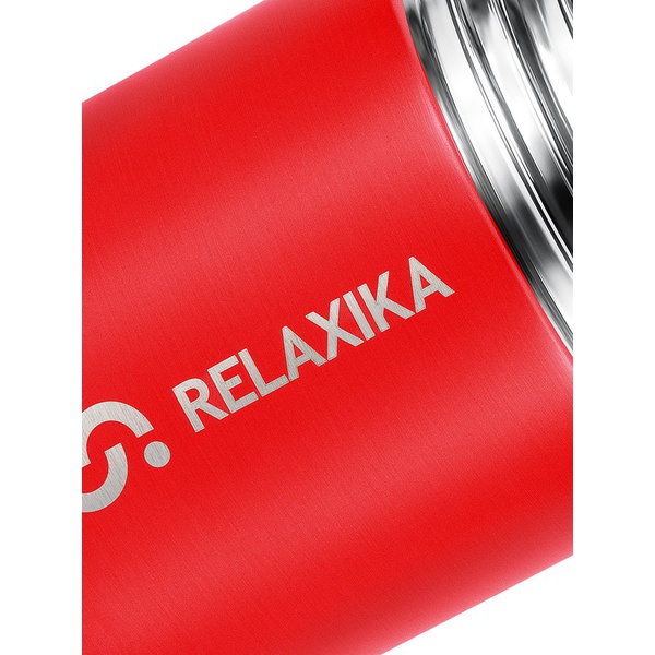 Термос для еды Relaxika 301 красный, 1 л
