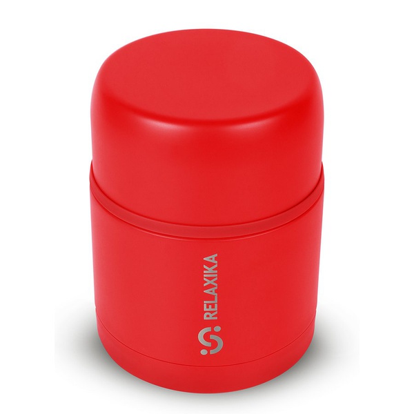 Термос для еды Relaxika 301 красный, 0,5 л