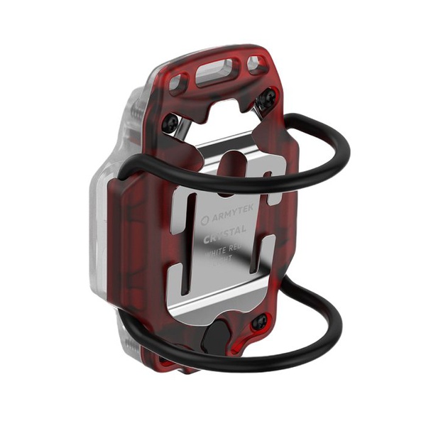 Мультифонарь Armytek Crystal Pro (220лм, белый и красный свет, аккумулятор) красный