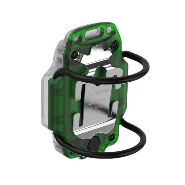 Мультифонарь Armytek Crystal Pro (220лм, белый и красный свет, аккумулятор) зелёный