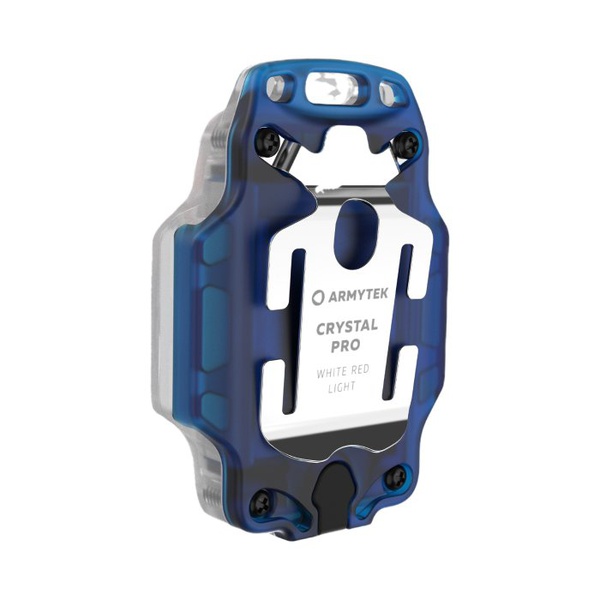 Мультифонарь Armytek Crystal Pro (220лм, белый и красный свет, аккумулятор) синий