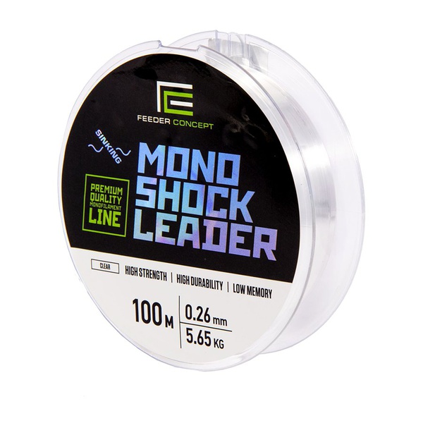 Леска Feeder Concept Mono Shock Leader Clear, 100/026