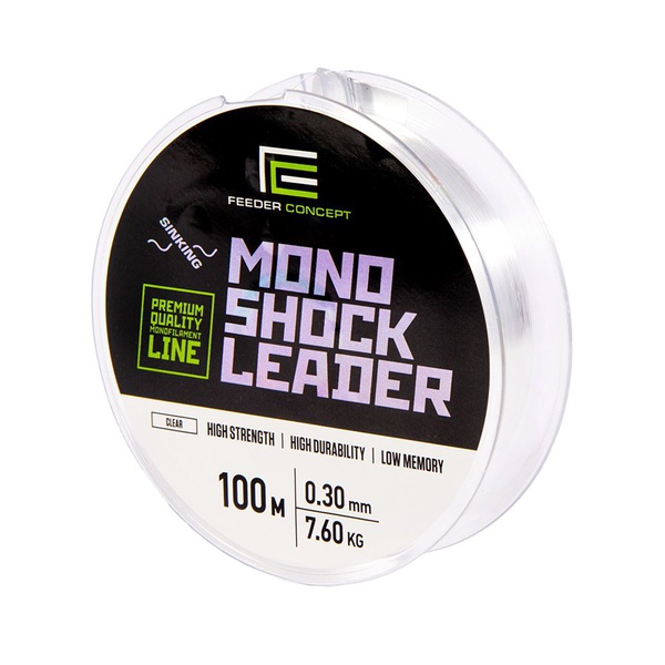 Леска Feeder Concept Mono Shock Leader Clear, 100/030