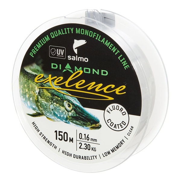 Леска Salmo Diamond Exelence Fluoro Coated Clear, 150/016