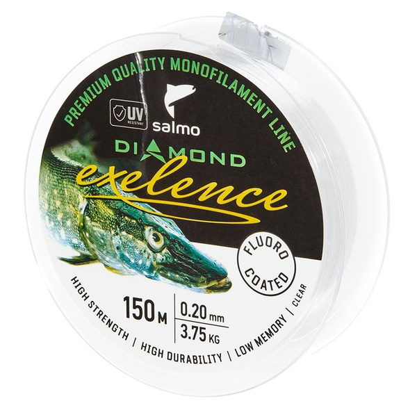Леска Salmo Diamond Exelence Fluoro Coated Clear, 150/020