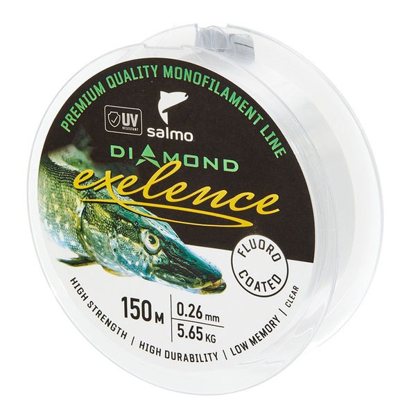 Леска Salmo Diamond Exelence Fluoro Coated Clear, 150/026