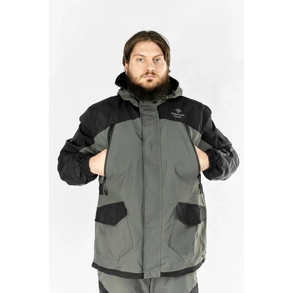 Костюм демисезонный Fantom Force Gorka Next Demi Taslan 330 grey 18-5203/ black 902