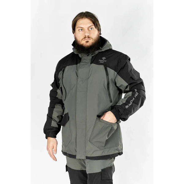 Костюм демисезонный Fantom Force Gorka Next Demi Taslan 330 grey 18-5203/ black 902