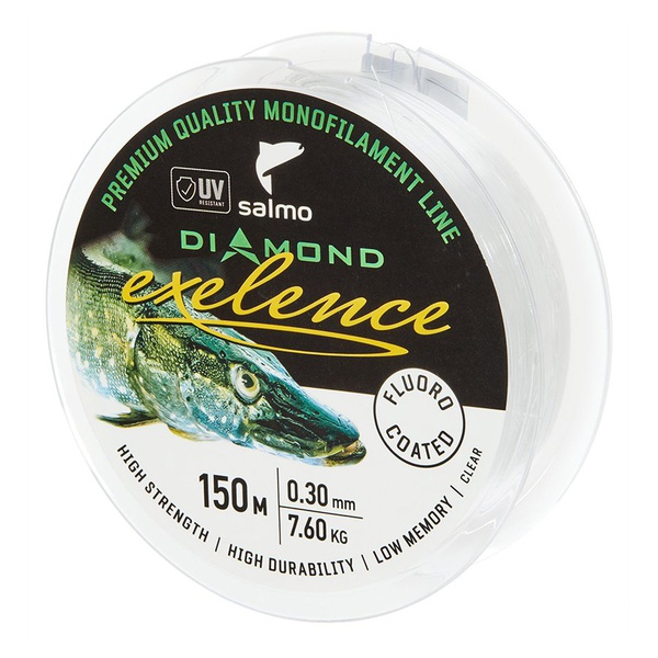 Леска Salmo Diamond Exelence Fluoro Coated Clear, 150/030