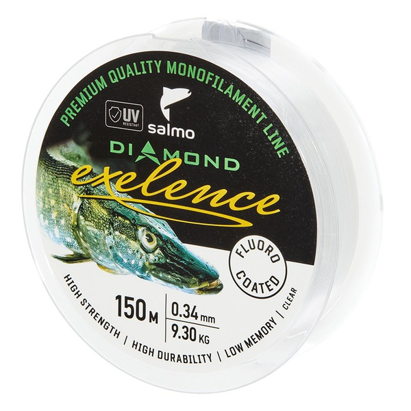 Леска Salmo Diamond Exelence Fluoro Coated Clear, 150/034
